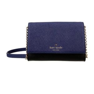 Kate Spade Cedar Street Cami Navy and Black Crossbody Bag